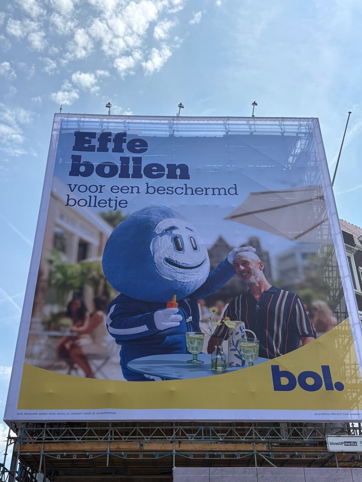 Detail van de Effe bollen-blow-up